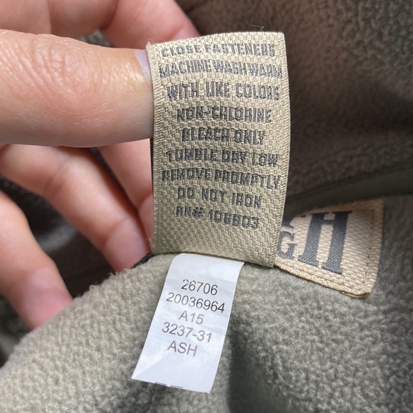 Duluth Trading Shoreman Fleece Windproof Jacket Size XL Beige - Picture 4 of 4